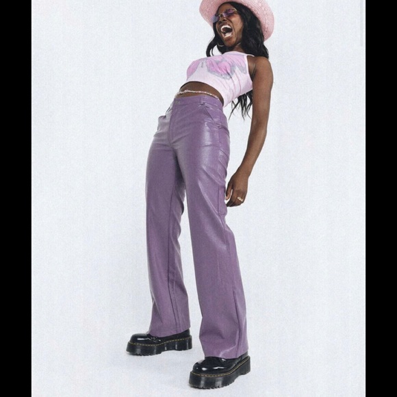 Ashlea pu pants vegan leather princess Polly worn once Ashlea pu pants vegan leather princess Polly worn once